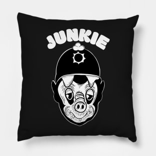 Junkie pig Pillow