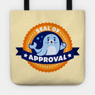 Seal of Approval - Cute Seal Pun Tote