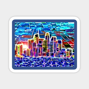 Los Angeles in Colors Magnet