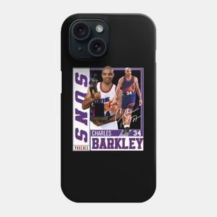 Charles Barkley The Chuck Basketball Legend Signature Vintage Graphic Retro Bootleg Style Phone Case