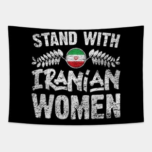 Stand with Iranian women grungy version Tapestry