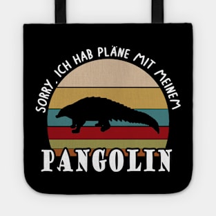 Pläne mit Pangolin Design Bild Frauen Geschenk Tote