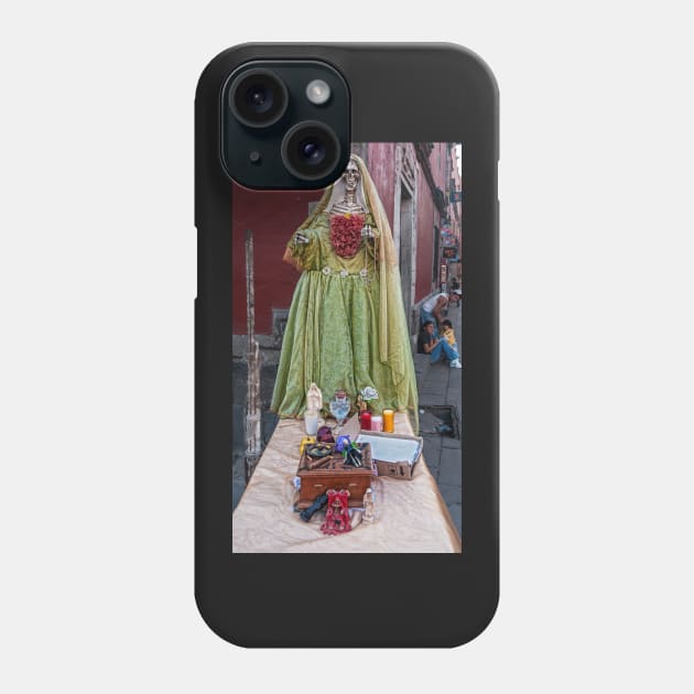 Santa Muerte. Phone Case by bulljup