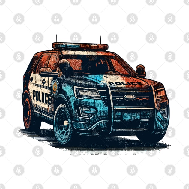 Police car by Vehicles-Art