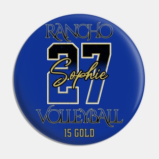 Sophie #27 Rancho VB (15 Gold) - Blue Pin