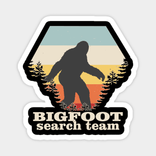 Bigfoot Search Team and Sasquatch T Shirts Magnet