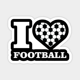 I Love Football / Soccer Magnet