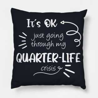 It's ok, just going through my quarter-life crisis Pillow