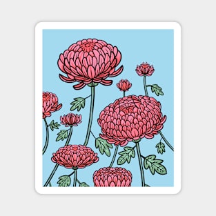 Chrysanthemums Magnet