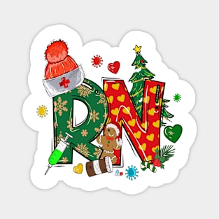 Christmas RN Nursing Xmas ICU Pediatric Nurse Magnet