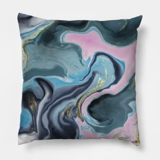 Blue Marble Pillow