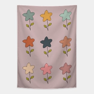 stary flowers Tapestry