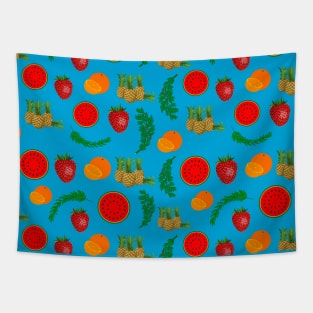 Pineapple And watermelon - Tropical Tapestry