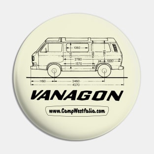 Vanagon Technical Drawing, light Pin