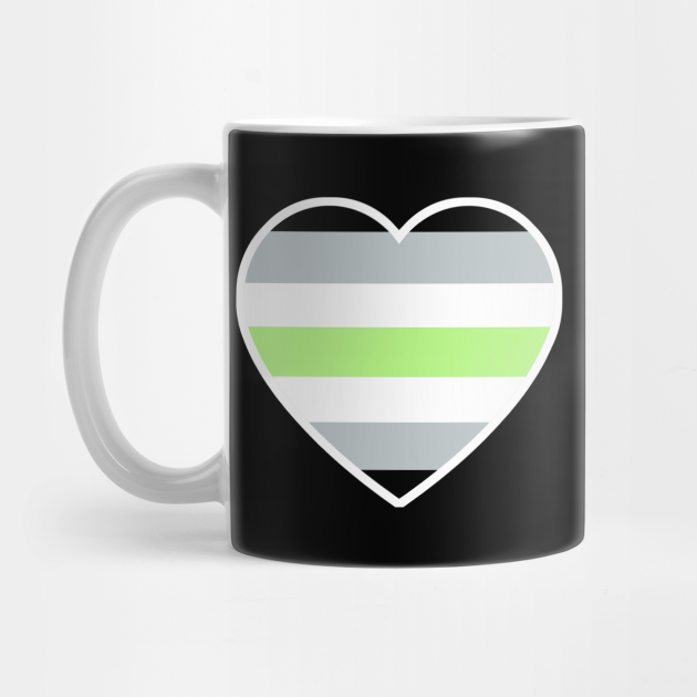 Agender Heart Flag Agender Mug Teepublic