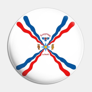 Assyrian Flag Pin