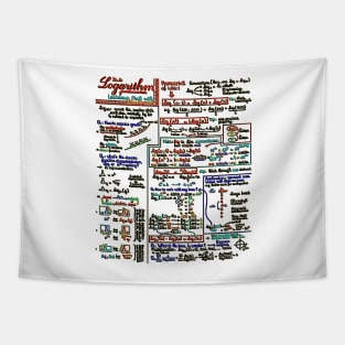 Copy of Funny math formula numbers Tapestry