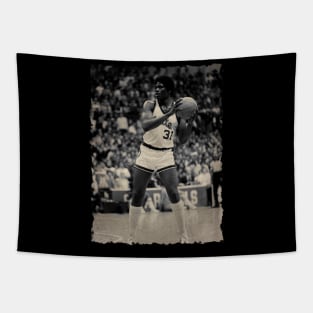 vintage - basketball - cazzie - russell - photo Tapestry