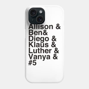 umbrella helvetica Phone Case