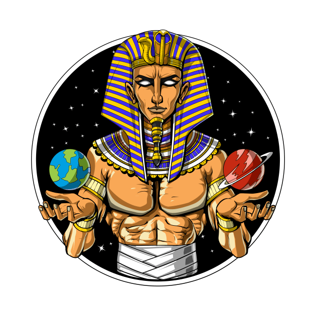 Space Egyptian Pharaoh by underheaven