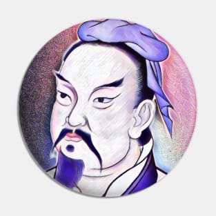 Sun Tzu Pink Portrait | Sun Tzu Artwork 7 Pin