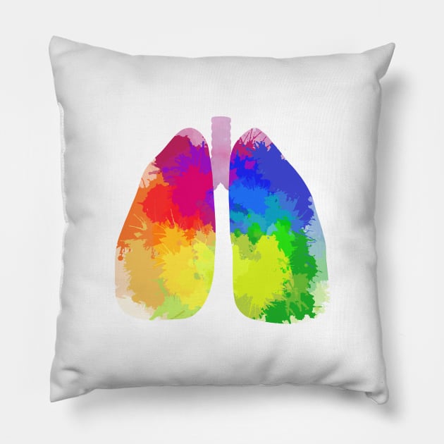 Creativity lungs Pillow by Veleri