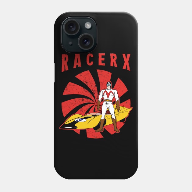 Retro Racer X Phone Case by OniSide