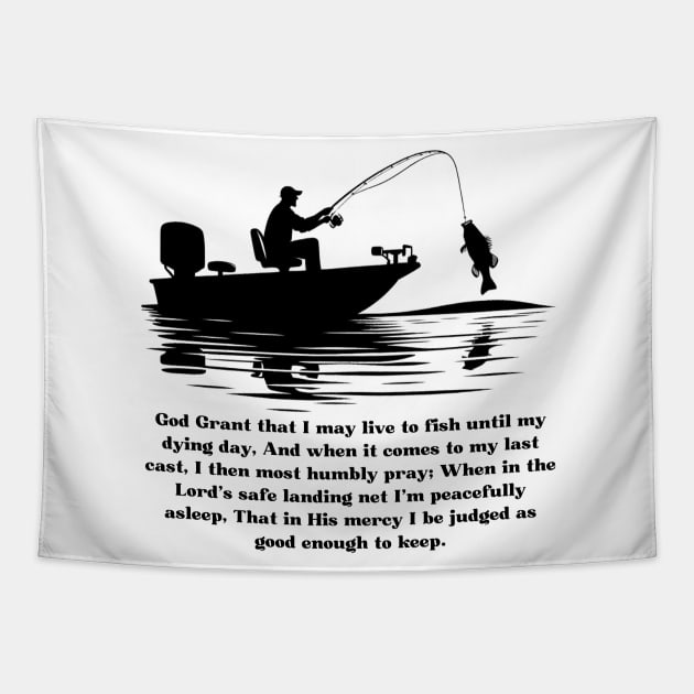 Fishing Shirt Fishing Gift for Dad Fishing Tshirt Fisherman Gift Men's Fishing Shirt Bass Fishing Funny Fishing Shirt Fathers Day Gift Tapestry by HoosierDaddy