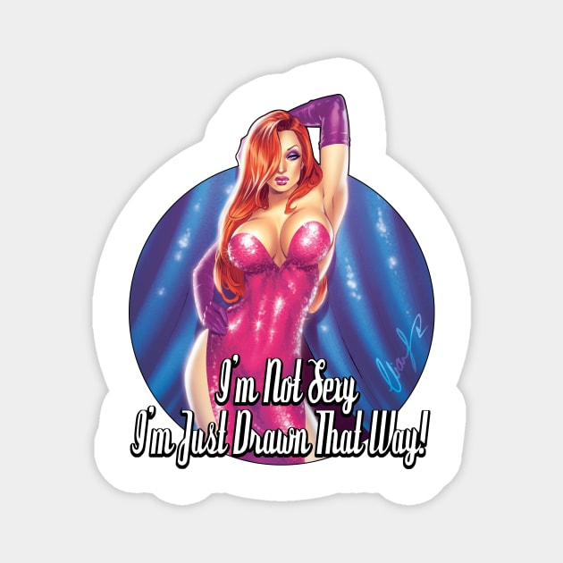 Jessica Rabbit Magnet by Eliaschatzoudis