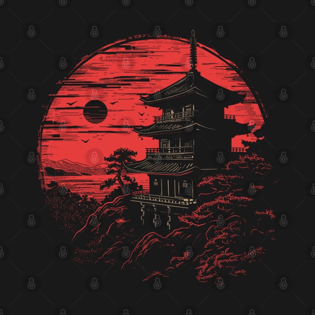 Japanese temple by Yopi