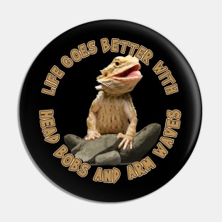 Bearded Dragon Life Is Better Pet Lizard Pin