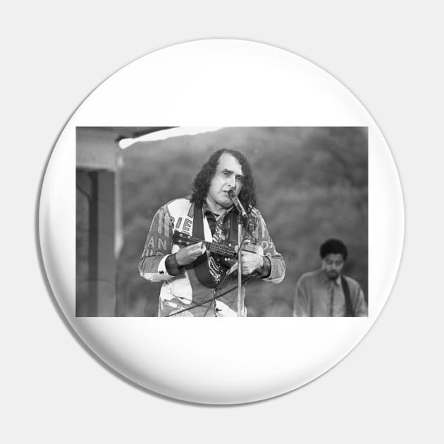 Tiny Tim BW Photograph Pin by Concert Photos