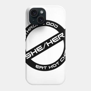 Gender Stamp - Hot Chip - She/Her Phone Case