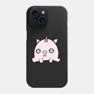 Sleepy pigacorn Phone Case