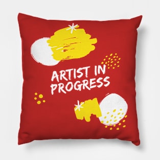 Artist in Progress Pillow