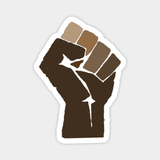 Black Power Fist Magnet