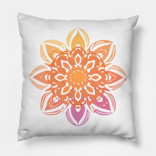 mandala Clamber drawingmandala Gamut paint Pillow