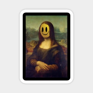 Mona Lisa Smile - Banksy Style Magnet