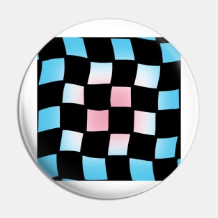 Checker Board - Trans Pride Pin