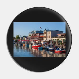 Fishing boats, Alter Strom, Warnemünde, Rostock, Mecklenburg-Western Pomerania Pin