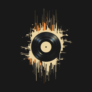 Vinyl Record Splash T-Shirt