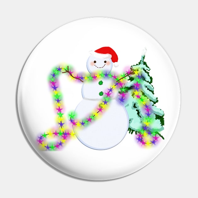 Snowman Pin by VOLA