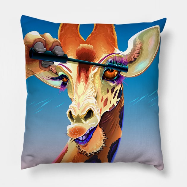 Mascara Fever Pillow by ddraw