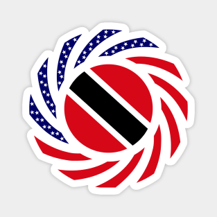 Trinidadian American Multinational Patriot Flag Magnet