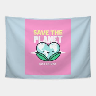 Save The Planet Earth Day Tapestry