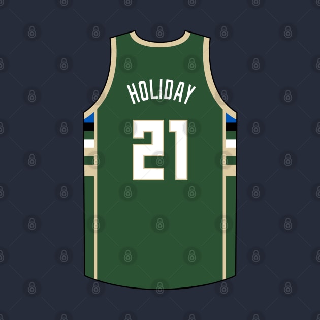 Jrue Holiday Milwaukee Jersey Qiangy by qiangdade