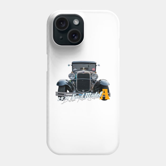 1931 Ford Model A Deluxe Tudor Sedan Phone Case by Gestalt Imagery