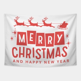 Merry Christmas and Happy New Year: Festive Delights Tapestry