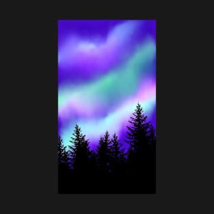 Aurora forest T-Shirt