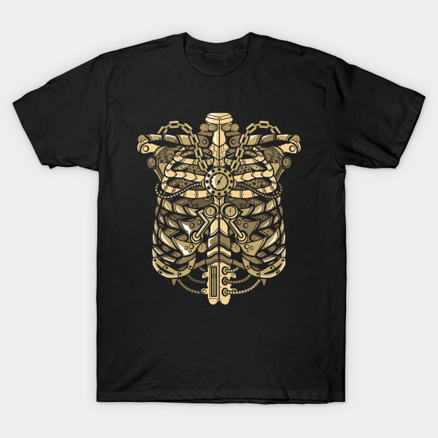 Download Steampunk Ribcage - Steampunk - T-Shirt | TeePublic
